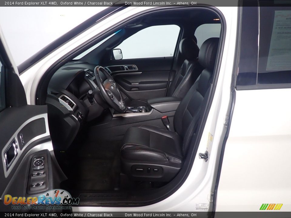 2014 Ford Explorer XLT 4WD Oxford White / Charcoal Black Photo #25