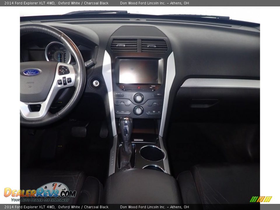 2014 Ford Explorer XLT 4WD Oxford White / Charcoal Black Photo #28