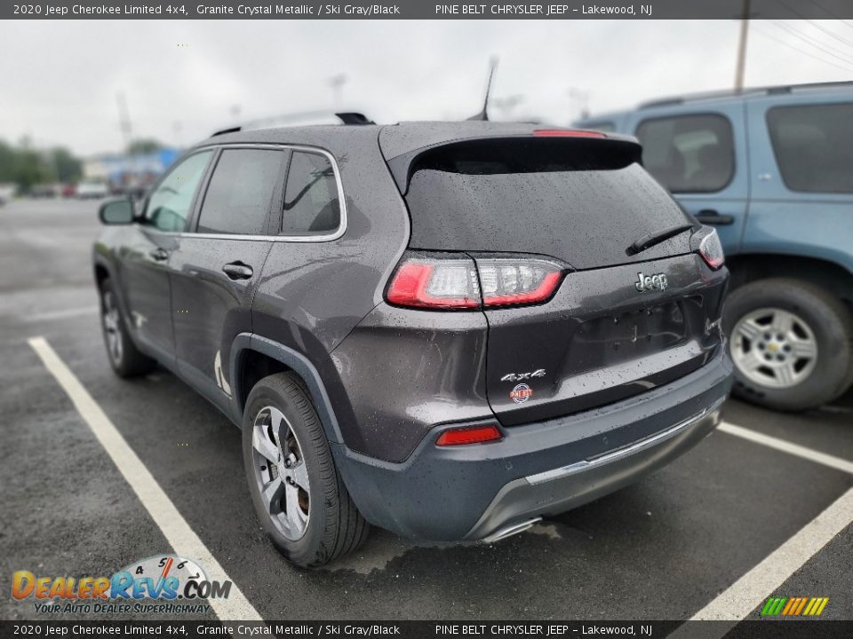 2020 Jeep Cherokee Limited 4x4 Granite Crystal Metallic / Ski Gray/Black Photo #7