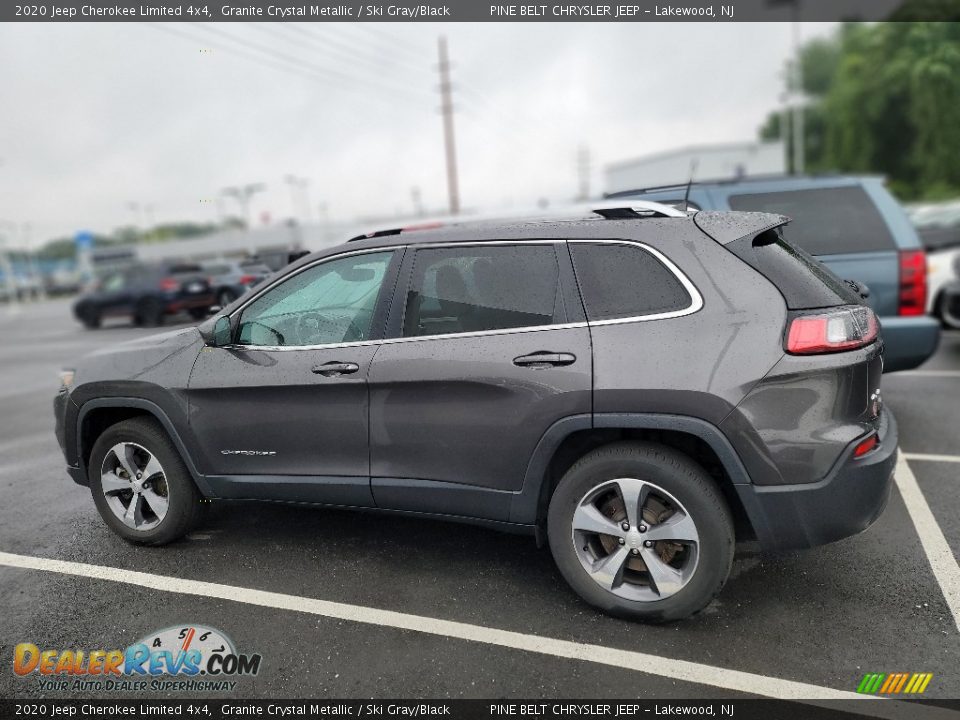 2020 Jeep Cherokee Limited 4x4 Granite Crystal Metallic / Ski Gray/Black Photo #8