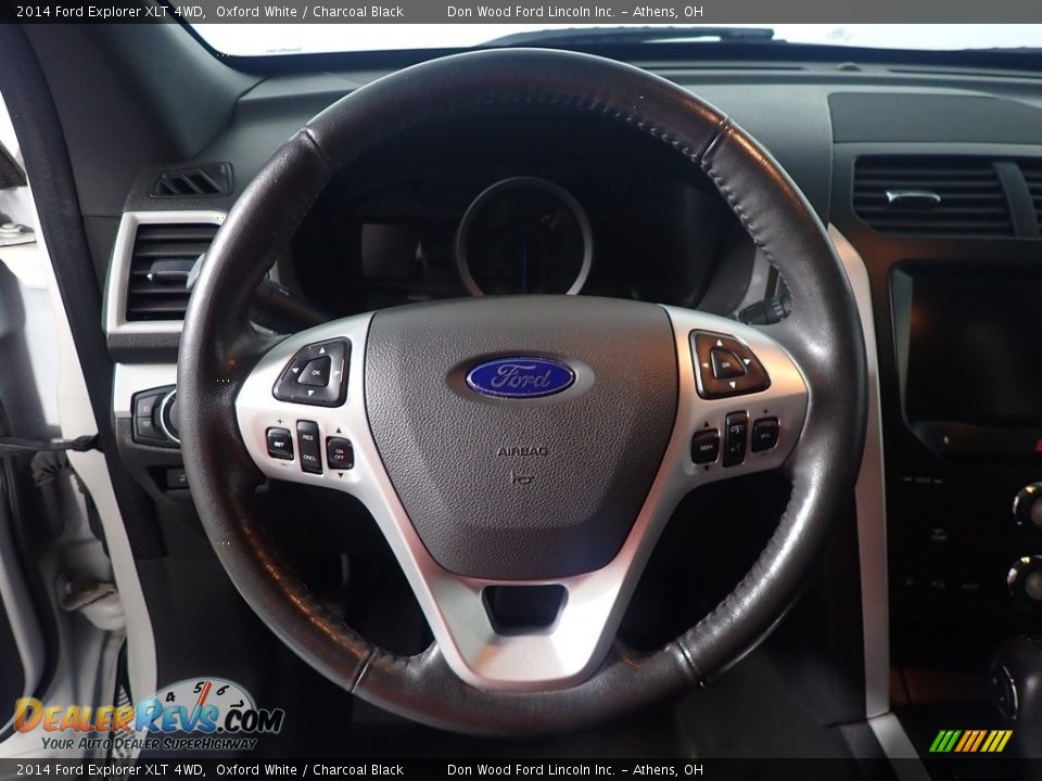 2014 Ford Explorer XLT 4WD Oxford White / Charcoal Black Photo #30