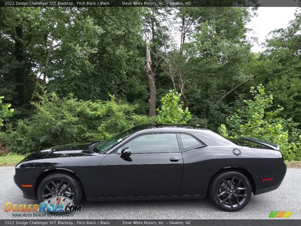 Pitch Black 2022 Dodge Challenger SXT Blacktop Photo #1