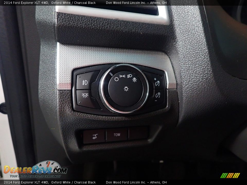2014 Ford Explorer XLT 4WD Oxford White / Charcoal Black Photo #34