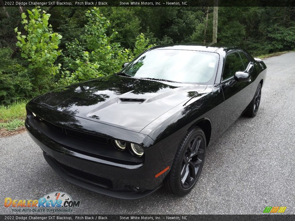 2022 Dodge Challenger SXT Blacktop Pitch Black / Black Photo #2