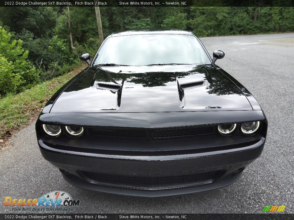 2022 Dodge Challenger SXT Blacktop Pitch Black / Black Photo #3