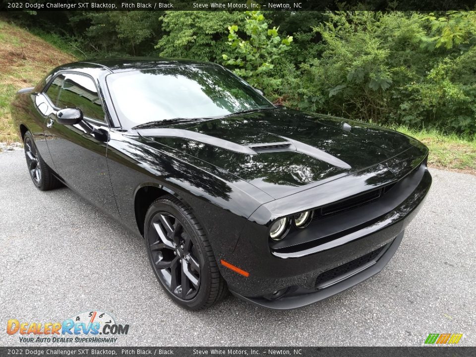 2022 Dodge Challenger SXT Blacktop Pitch Black / Black Photo #4