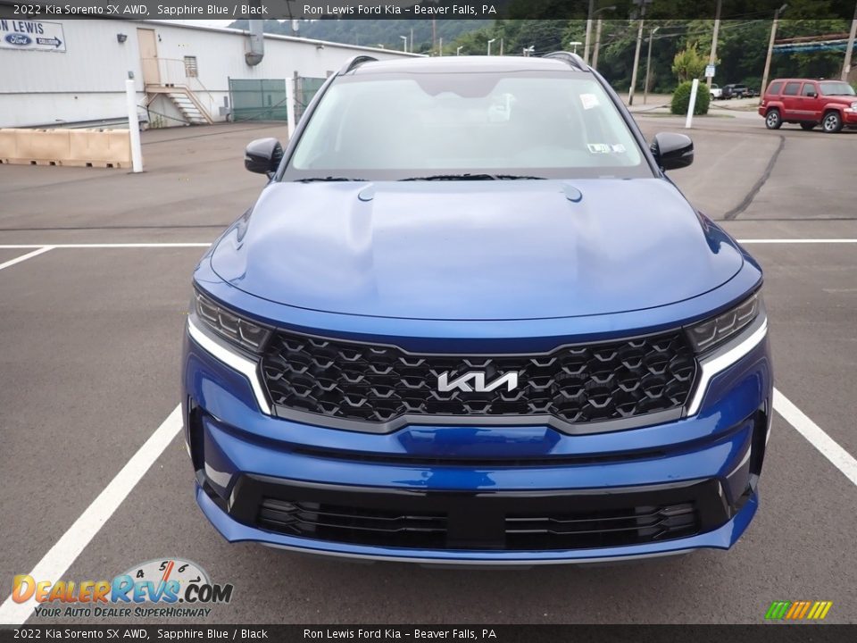 2022 Kia Sorento SX AWD Sapphire Blue / Black Photo #3