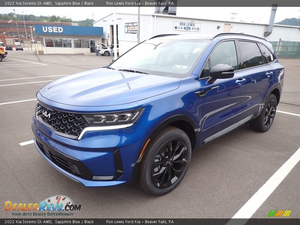 2022 Kia Sorento SX AWD Sapphire Blue / Black Photo #4