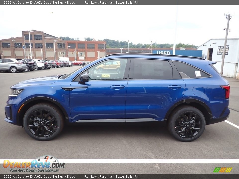 2022 Kia Sorento SX AWD Sapphire Blue / Black Photo #5