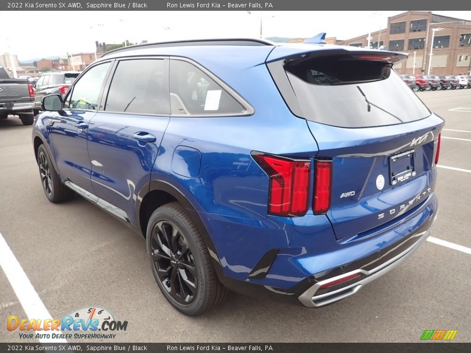 2022 Kia Sorento SX AWD Sapphire Blue / Black Photo #6