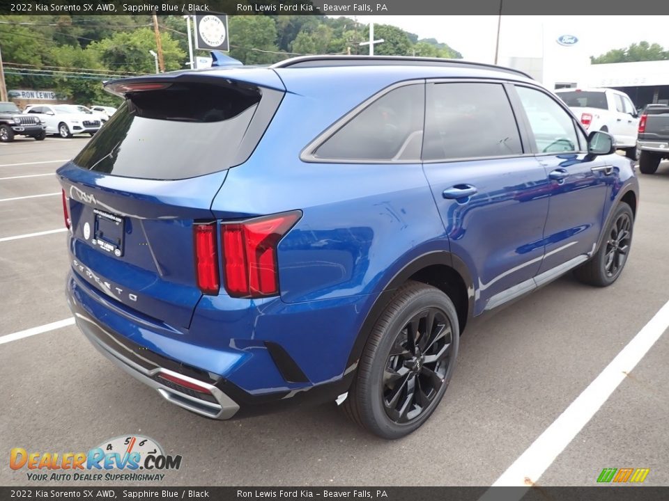 2022 Kia Sorento SX AWD Sapphire Blue / Black Photo #8