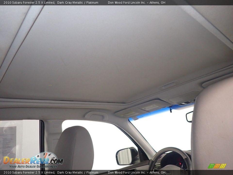 2010 Subaru Forester 2.5 X Limited Dark Gray Metallic / Platinum Photo #2