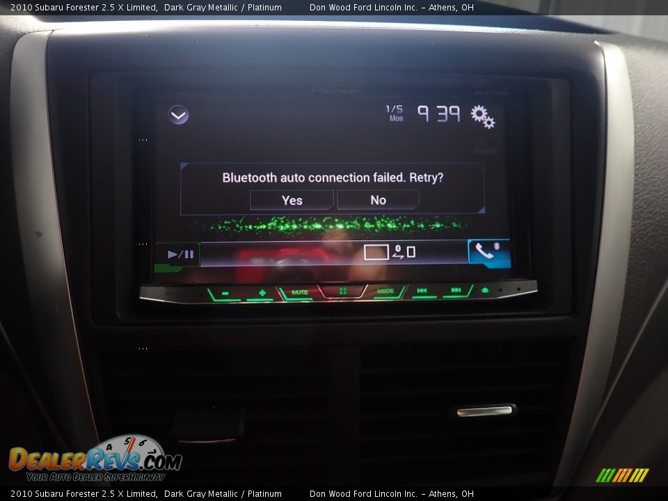 2010 Subaru Forester 2.5 X Limited Dark Gray Metallic / Platinum Photo #3