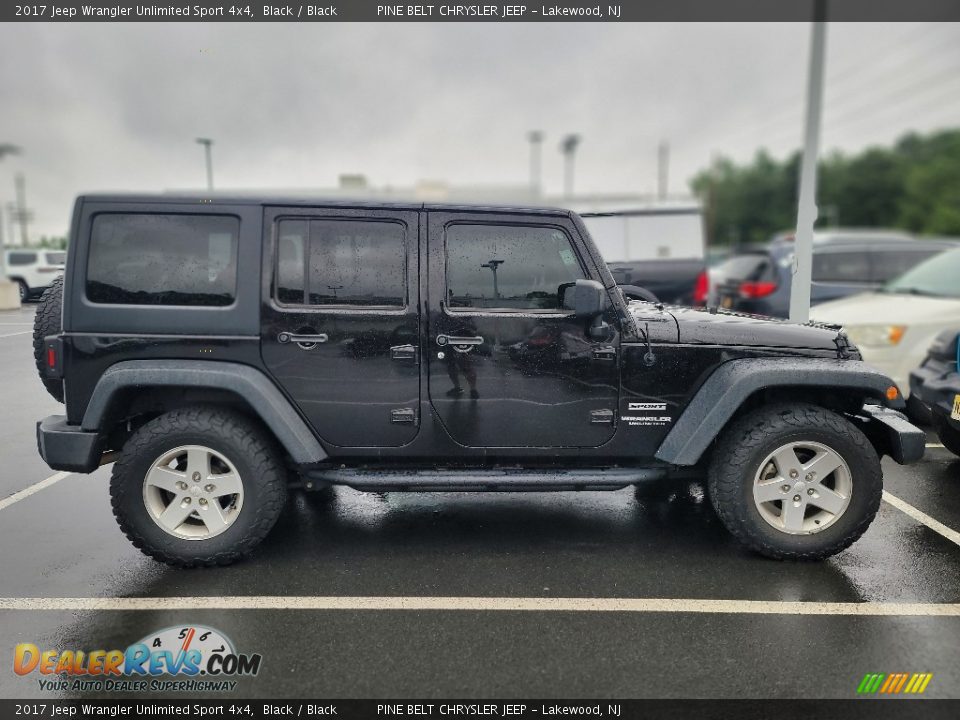 2017 Jeep Wrangler Unlimited Sport 4x4 Black / Black Photo #3