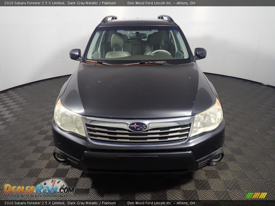 2010 Subaru Forester 2.5 X Limited Dark Gray Metallic / Platinum Photo #6