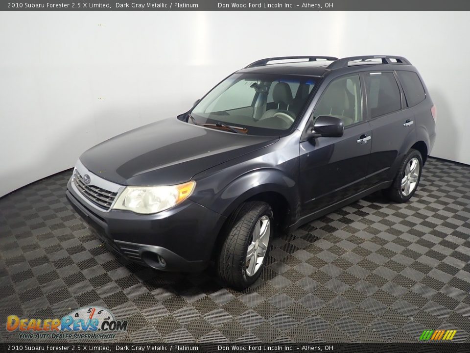 2010 Subaru Forester 2.5 X Limited Dark Gray Metallic / Platinum Photo #9