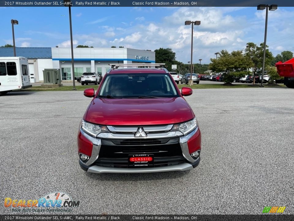 2017 Mitsubishi Outlander SEL S-AWC Rally Red Metallic / Black Photo #2