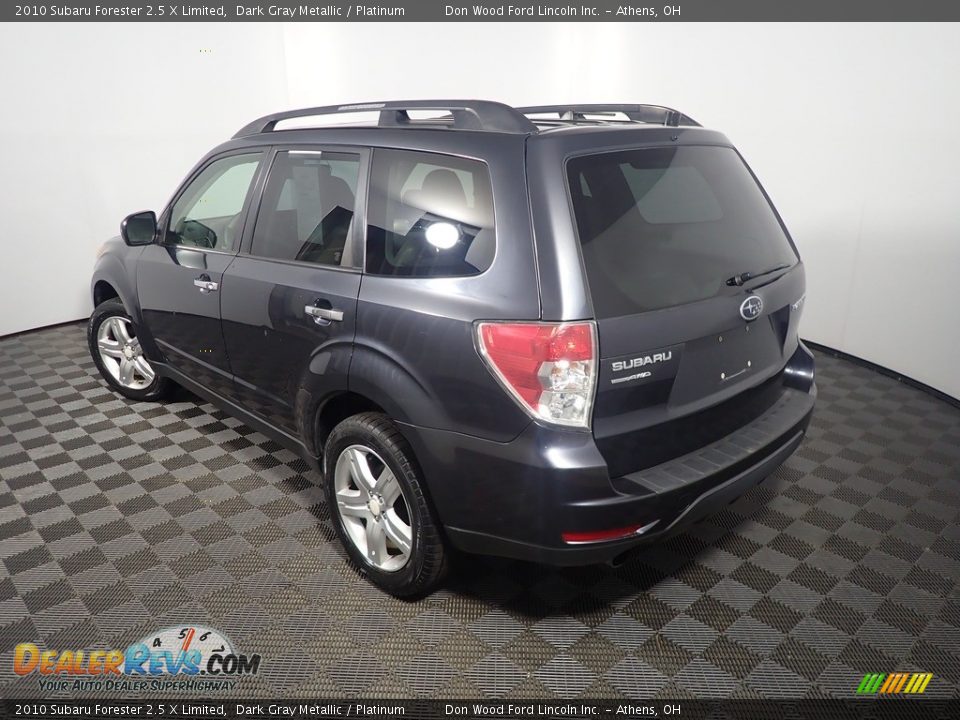 2010 Subaru Forester 2.5 X Limited Dark Gray Metallic / Platinum Photo #11