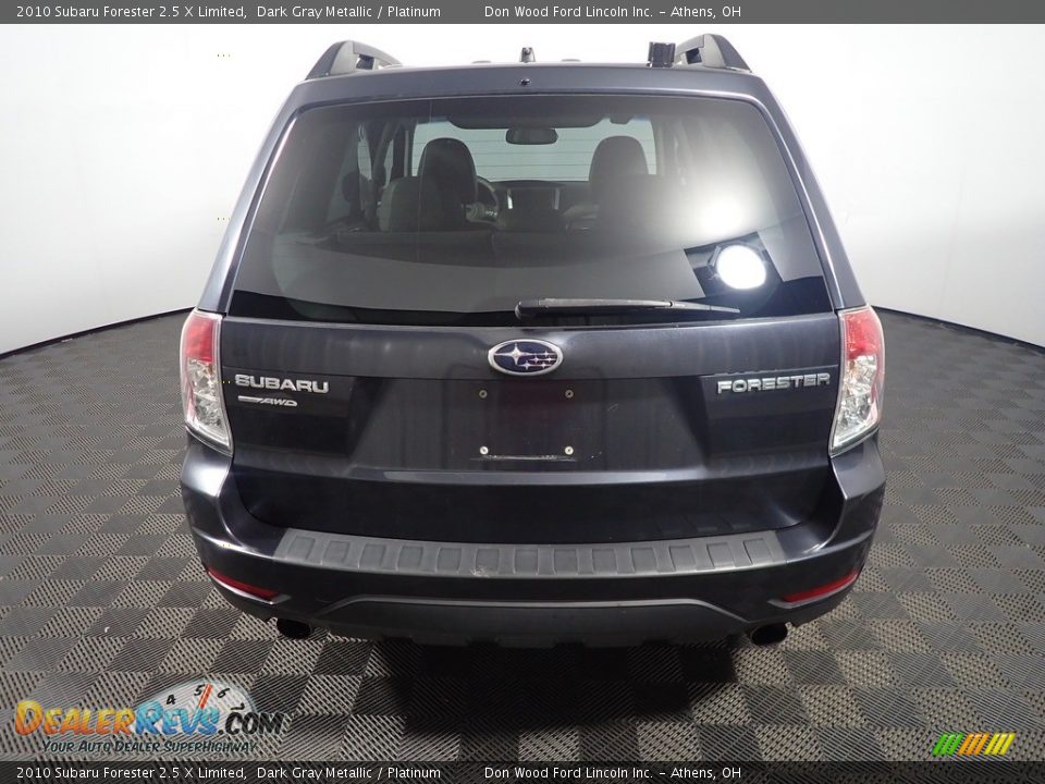 2010 Subaru Forester 2.5 X Limited Dark Gray Metallic / Platinum Photo #12