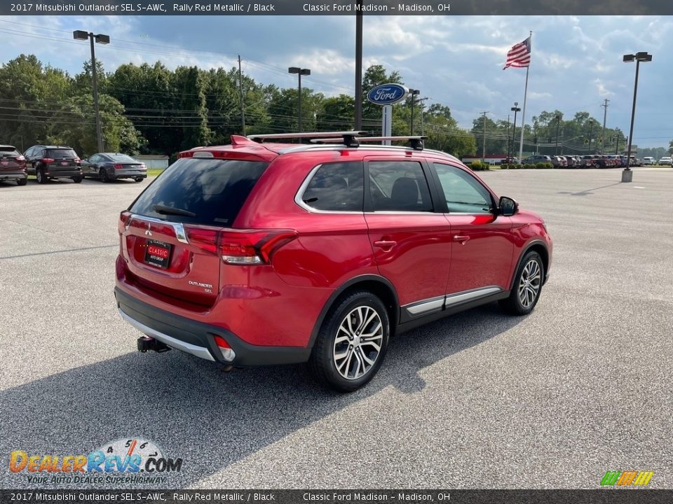 Rally Red Metallic 2017 Mitsubishi Outlander SEL S-AWC Photo #4