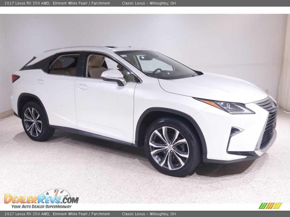 2017 Lexus RX 350 AWD Eminent White Pearl / Parchment Photo #1