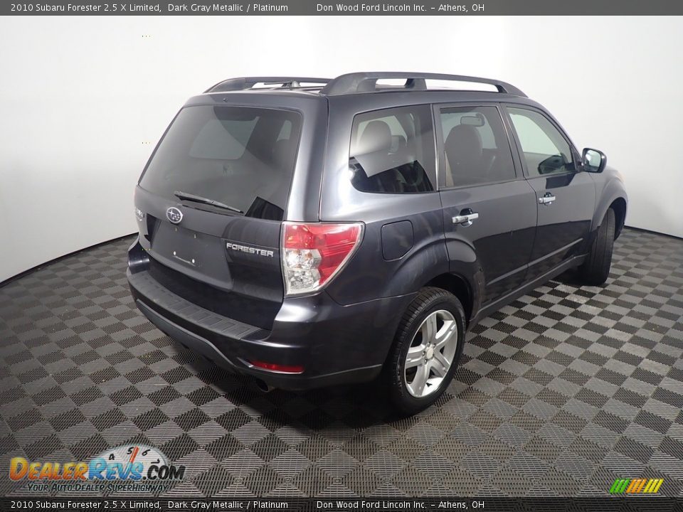 2010 Subaru Forester 2.5 X Limited Dark Gray Metallic / Platinum Photo #15