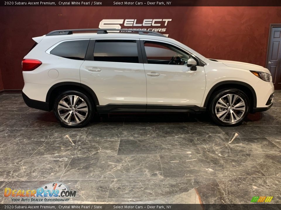 2020 Subaru Ascent Premium Crystal White Pearl / Slate Photo #3