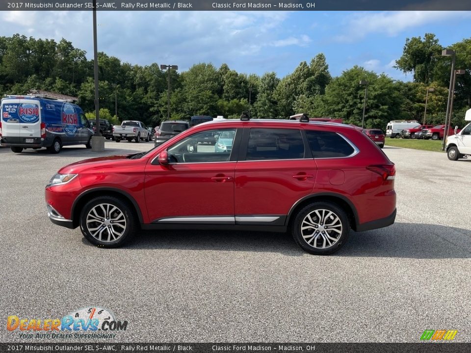 Rally Red Metallic 2017 Mitsubishi Outlander SEL S-AWC Photo #8