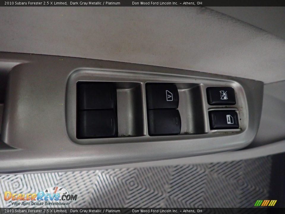 2010 Subaru Forester 2.5 X Limited Dark Gray Metallic / Platinum Photo #17
