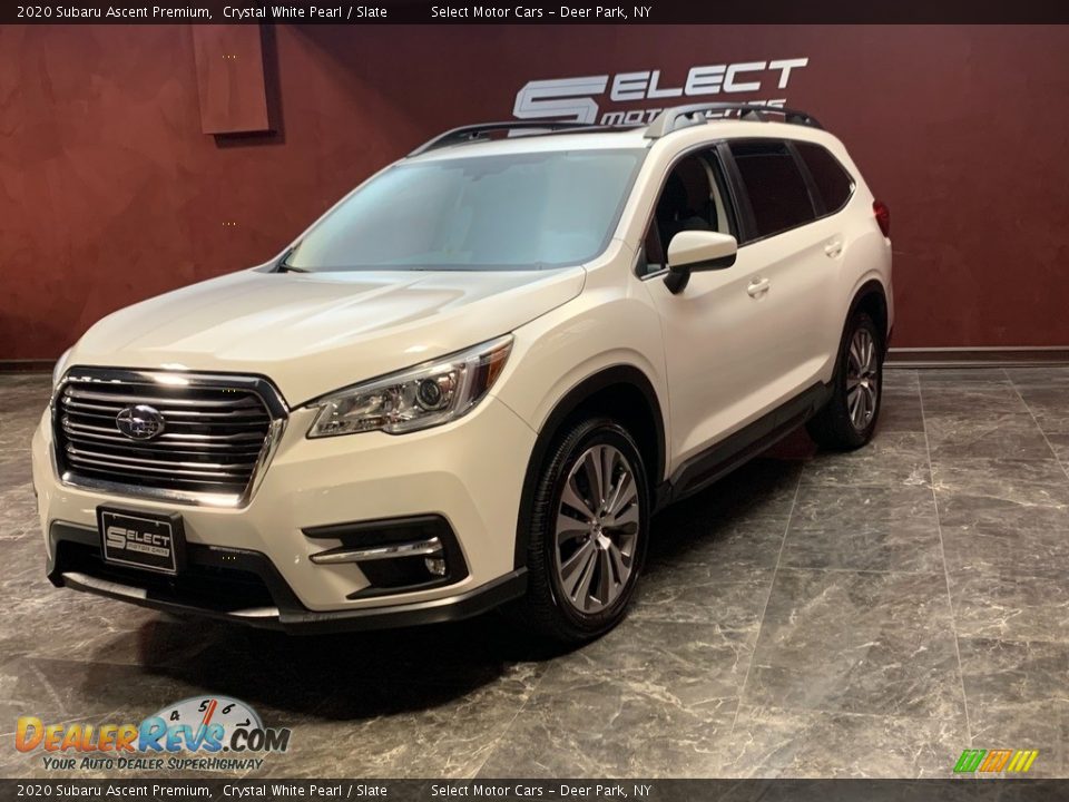 2020 Subaru Ascent Premium Crystal White Pearl / Slate Photo #4