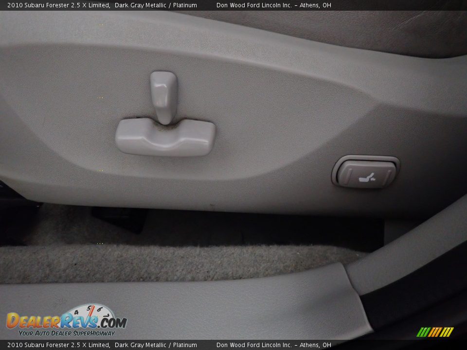 2010 Subaru Forester 2.5 X Limited Dark Gray Metallic / Platinum Photo #19