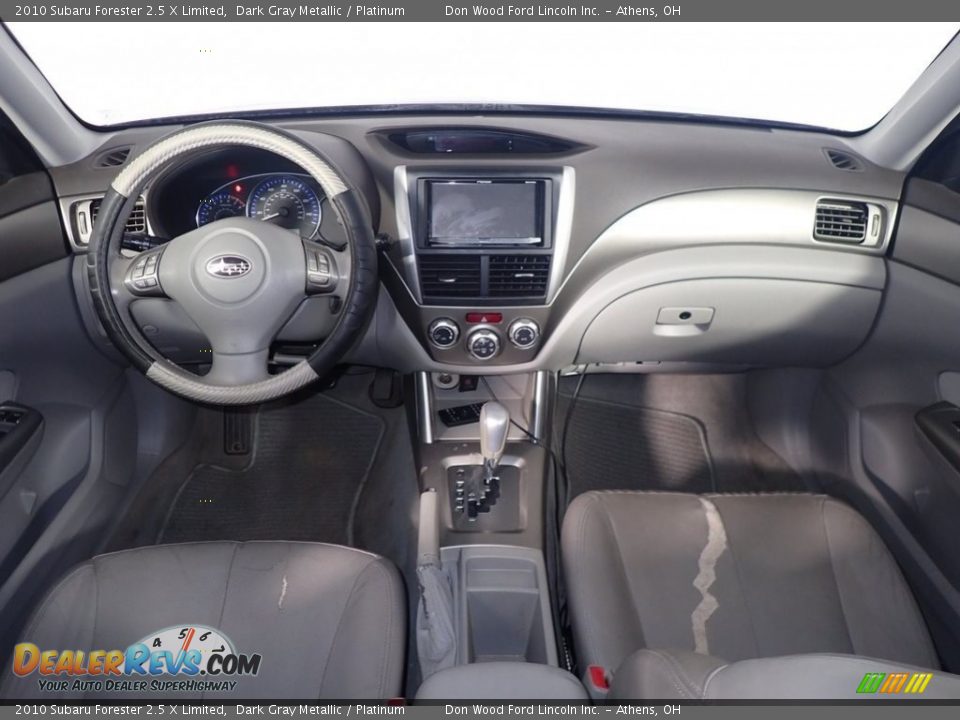 2010 Subaru Forester 2.5 X Limited Dark Gray Metallic / Platinum Photo #20