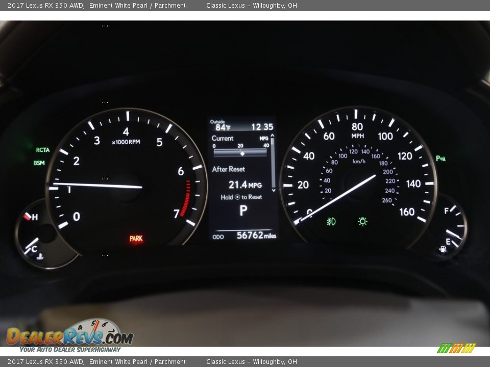 2017 Lexus RX 350 AWD Eminent White Pearl / Parchment Photo #8