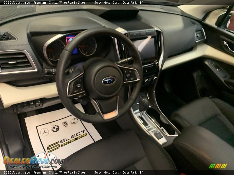 2020 Subaru Ascent Premium Crystal White Pearl / Slate Photo #9