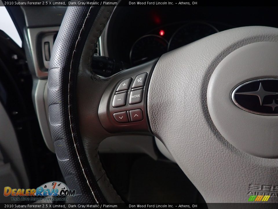 2010 Subaru Forester 2.5 X Limited Dark Gray Metallic / Platinum Photo #22