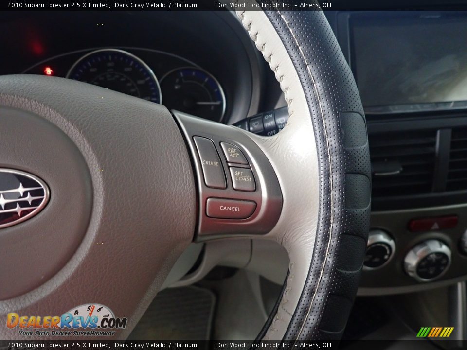 2010 Subaru Forester 2.5 X Limited Dark Gray Metallic / Platinum Photo #23