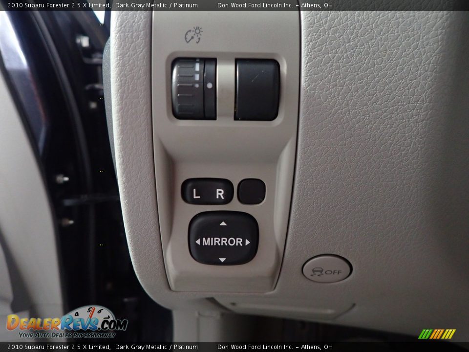 2010 Subaru Forester 2.5 X Limited Dark Gray Metallic / Platinum Photo #24