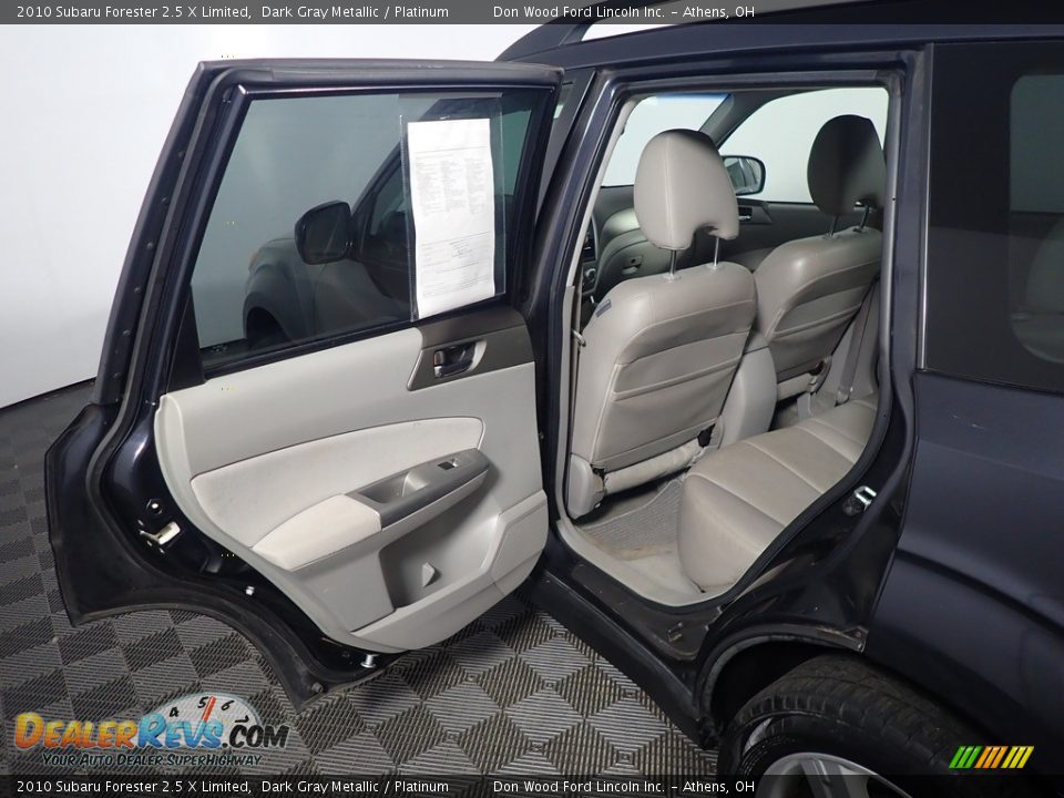 2010 Subaru Forester 2.5 X Limited Dark Gray Metallic / Platinum Photo #25