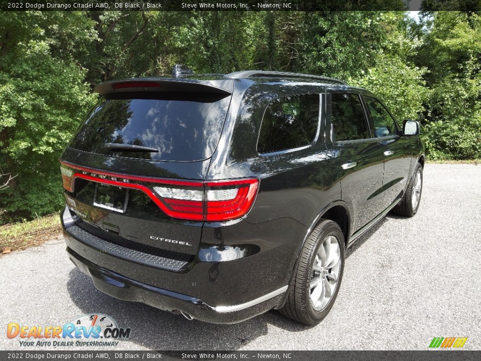 2022 Dodge Durango Citadel AWD DB Black / Black Photo #6