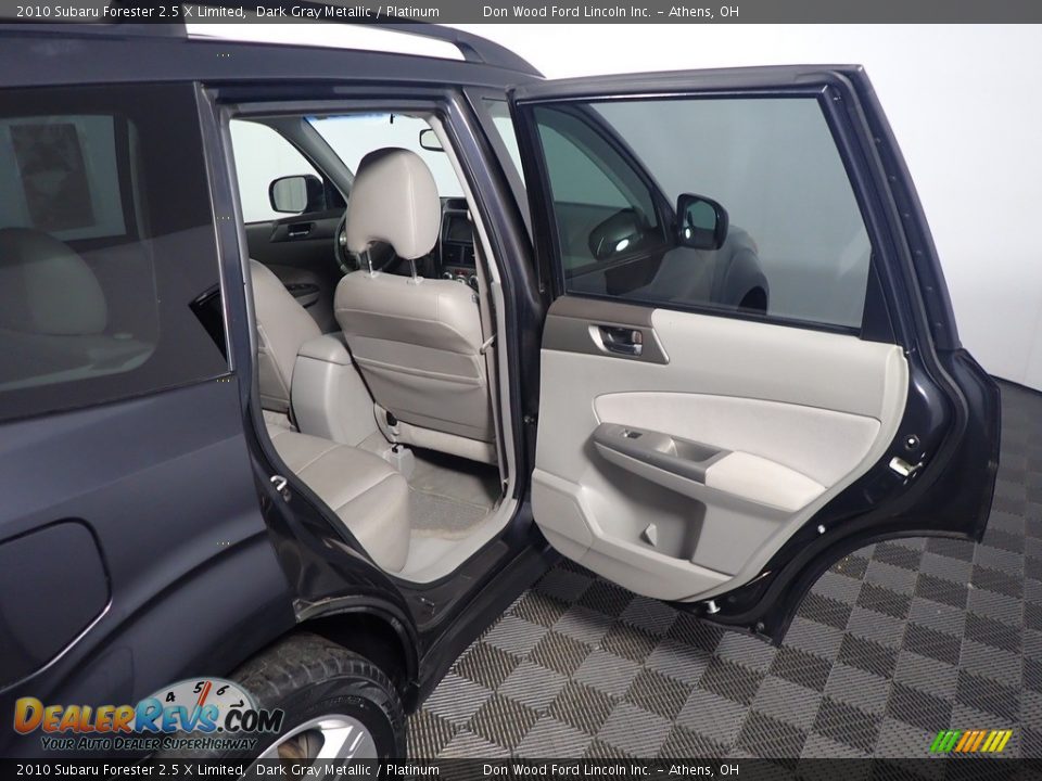 2010 Subaru Forester 2.5 X Limited Dark Gray Metallic / Platinum Photo #27