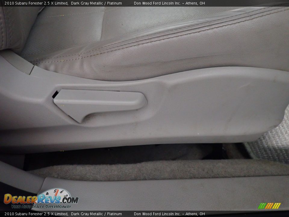 2010 Subaru Forester 2.5 X Limited Dark Gray Metallic / Platinum Photo #31