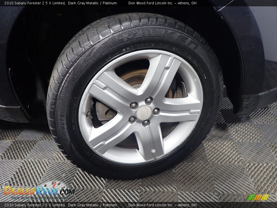 2010 Subaru Forester 2.5 X Limited Dark Gray Metallic / Platinum Photo #32