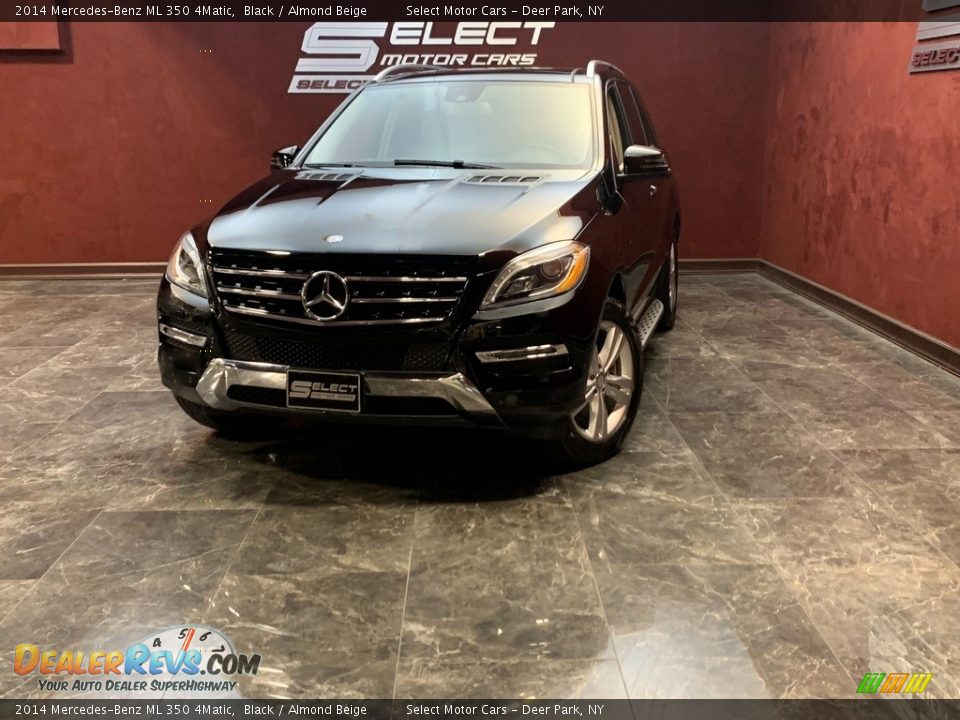 2014 Mercedes-Benz ML 350 4Matic Black / Almond Beige Photo #1