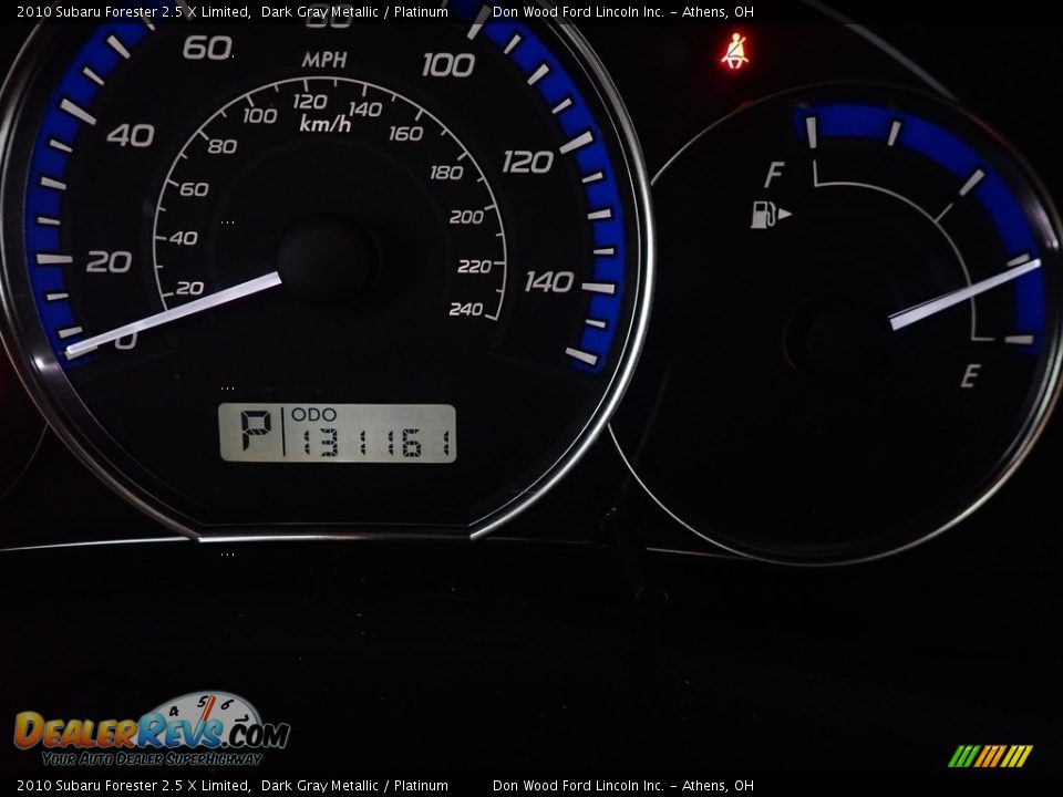 2010 Subaru Forester 2.5 X Limited Dark Gray Metallic / Platinum Photo #34