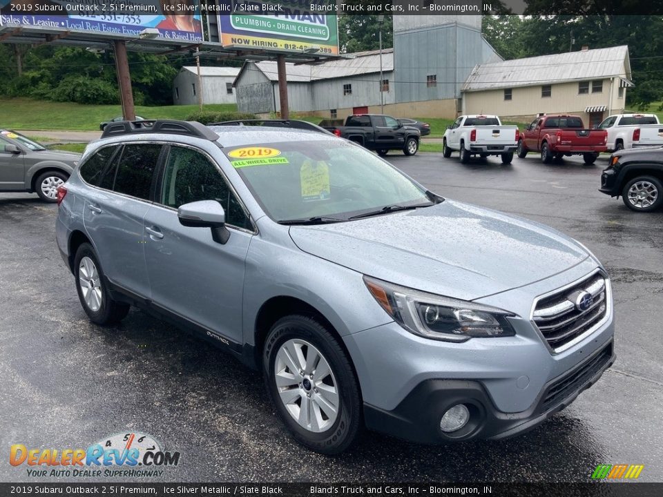 2019 Subaru Outback 2.5i Premium Ice Silver Metallic / Slate Black Photo #6