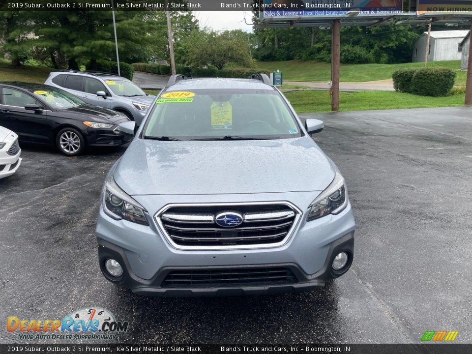 2019 Subaru Outback 2.5i Premium Ice Silver Metallic / Slate Black Photo #7