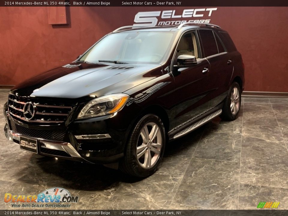 2014 Mercedes-Benz ML 350 4Matic Black / Almond Beige Photo #5