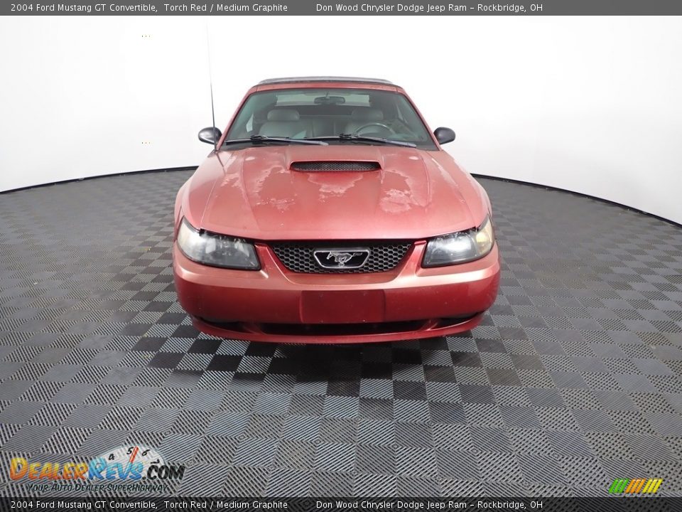 2004 Ford Mustang GT Convertible Torch Red / Medium Graphite Photo #2