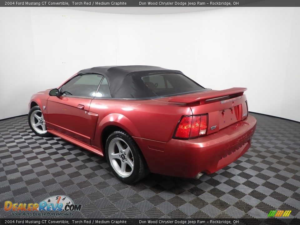 2004 Ford Mustang GT Convertible Torch Red / Medium Graphite Photo #4