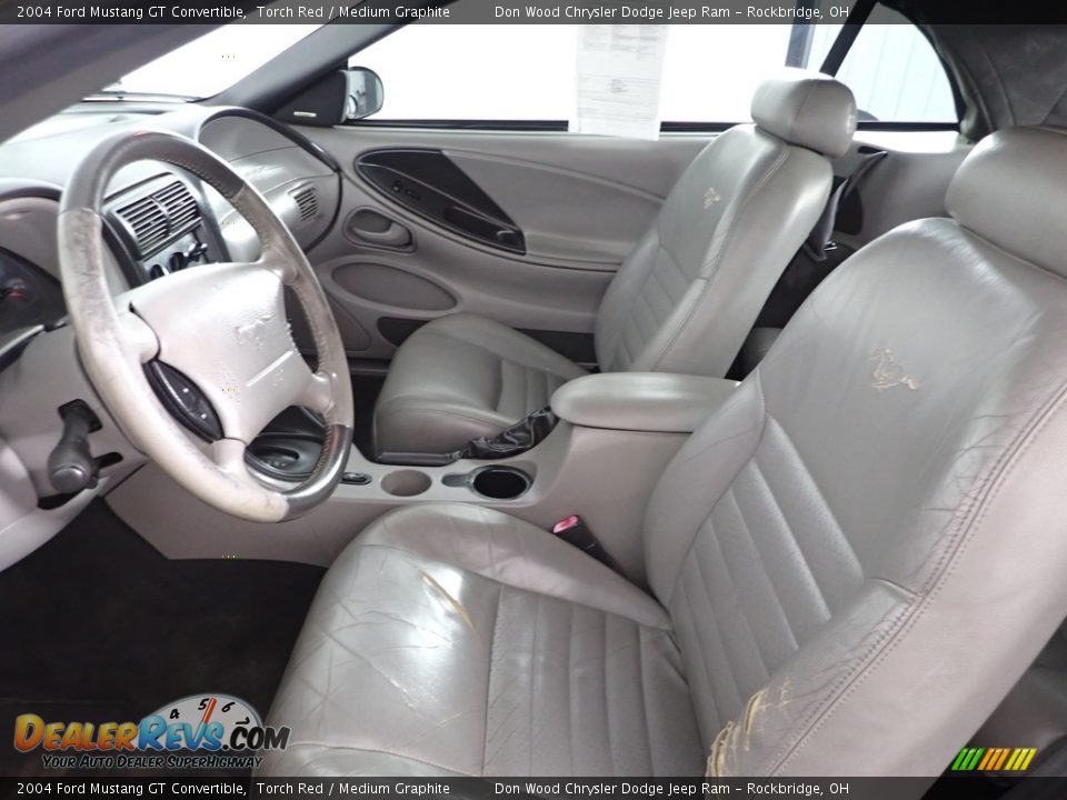 2004 Ford Mustang GT Convertible Torch Red / Medium Graphite Photo #11